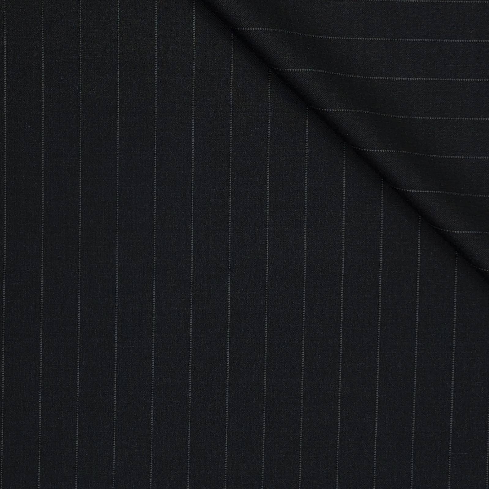 Trouser Fabric Canetti Italy Luxury 100s Wool Blended Broad Lining Colour Carbon Steel Grey